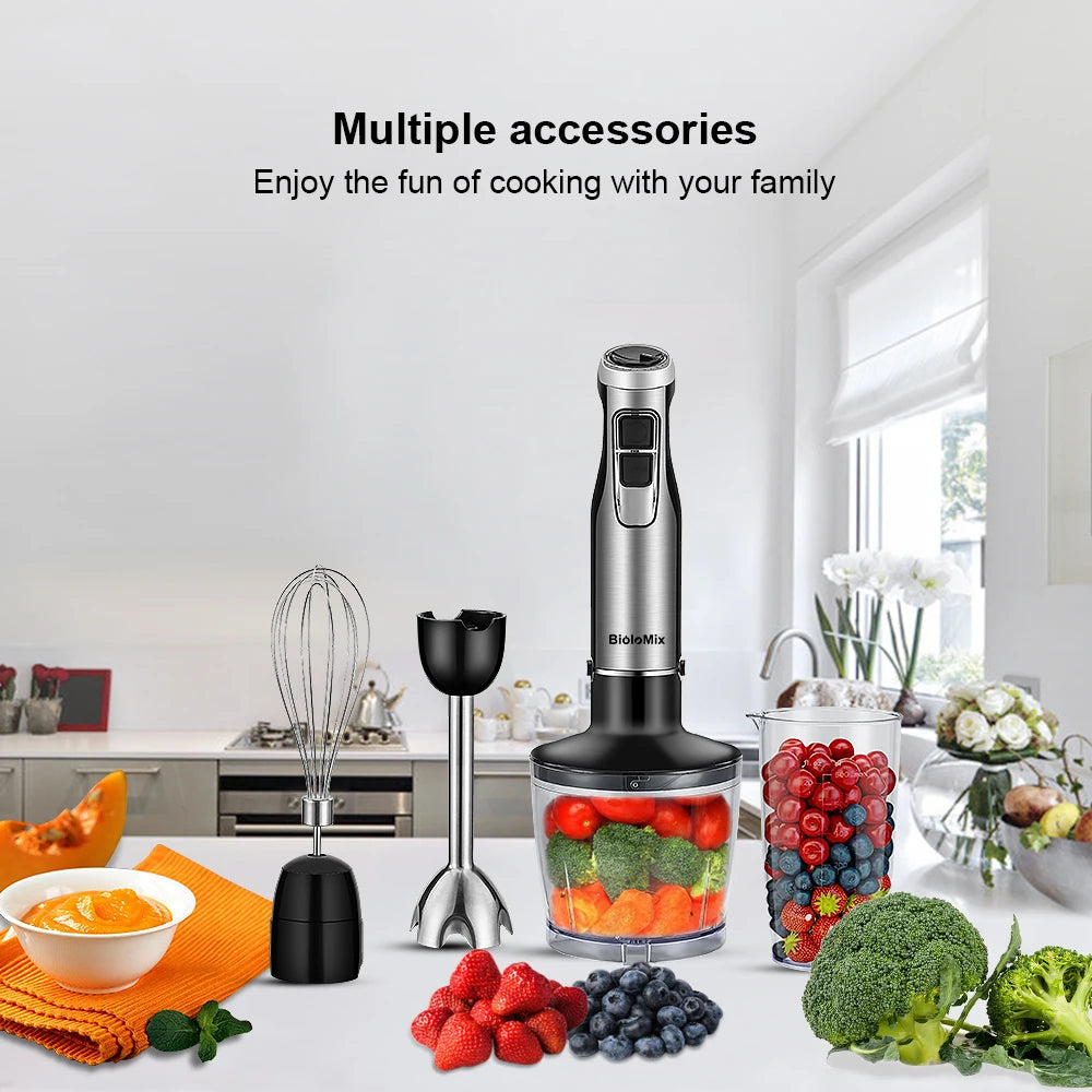 4 in 1 Immersion Hand Stick Blender Mixer
