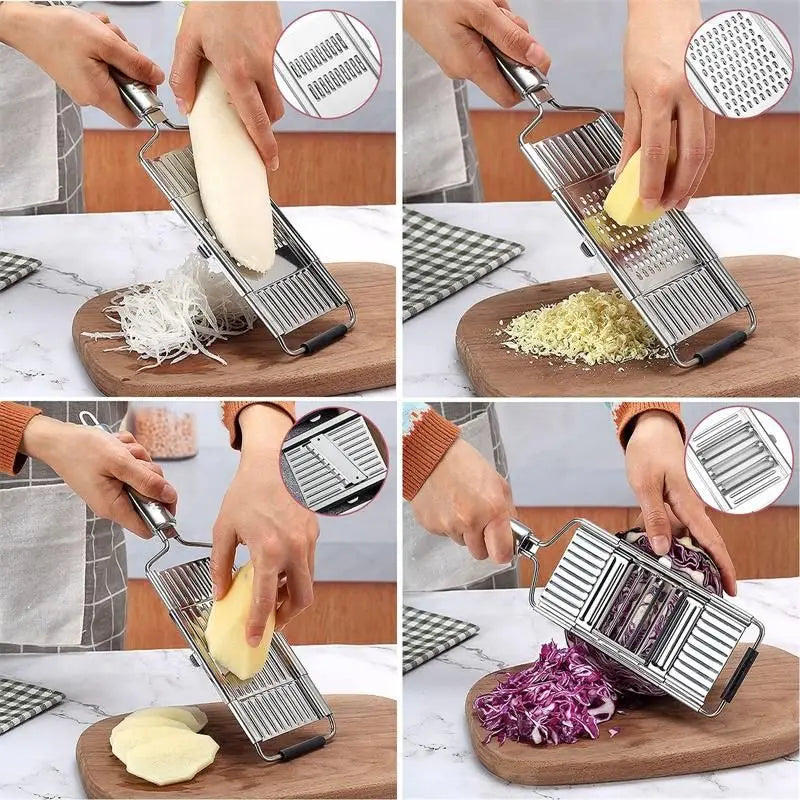 4 in1 Vegetable Slicer Stainless Steel