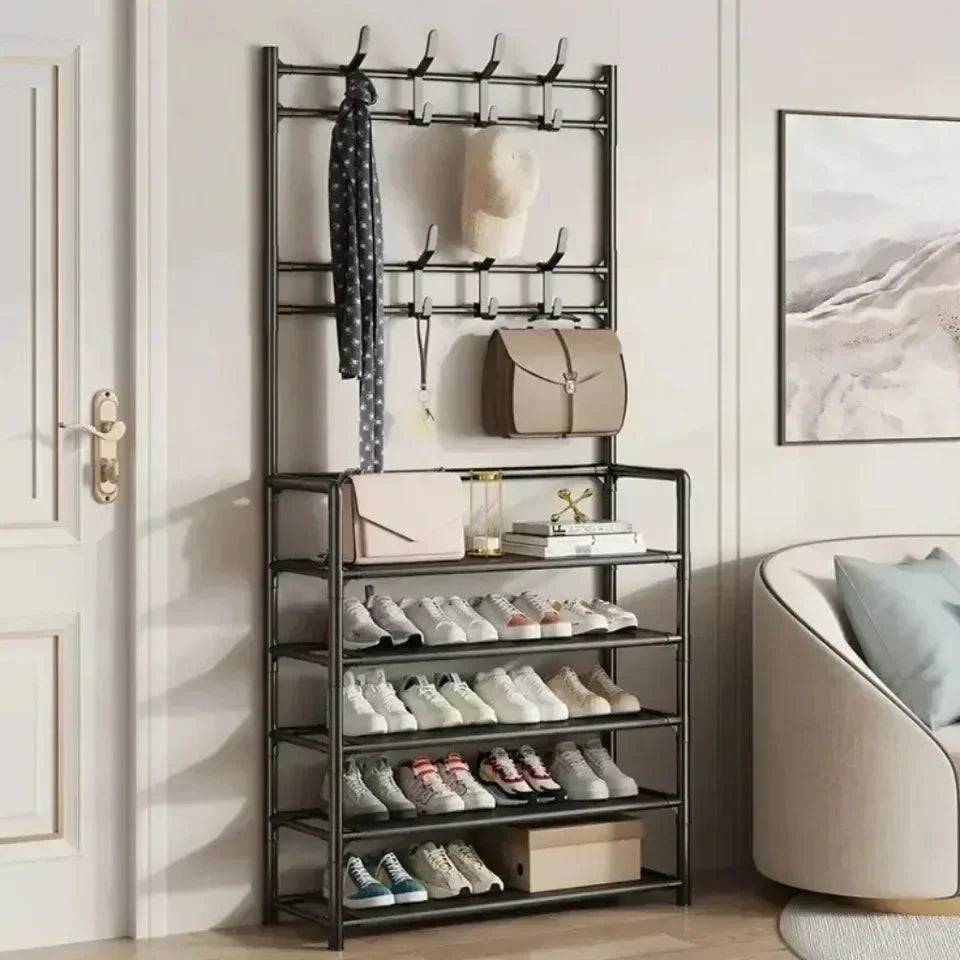 Shoe Multi-ayer Rack DIY Organizer Clothes Storage Load-bearing Organizer Hat Hanger Household Shoes Multifunctional Shoe Rack