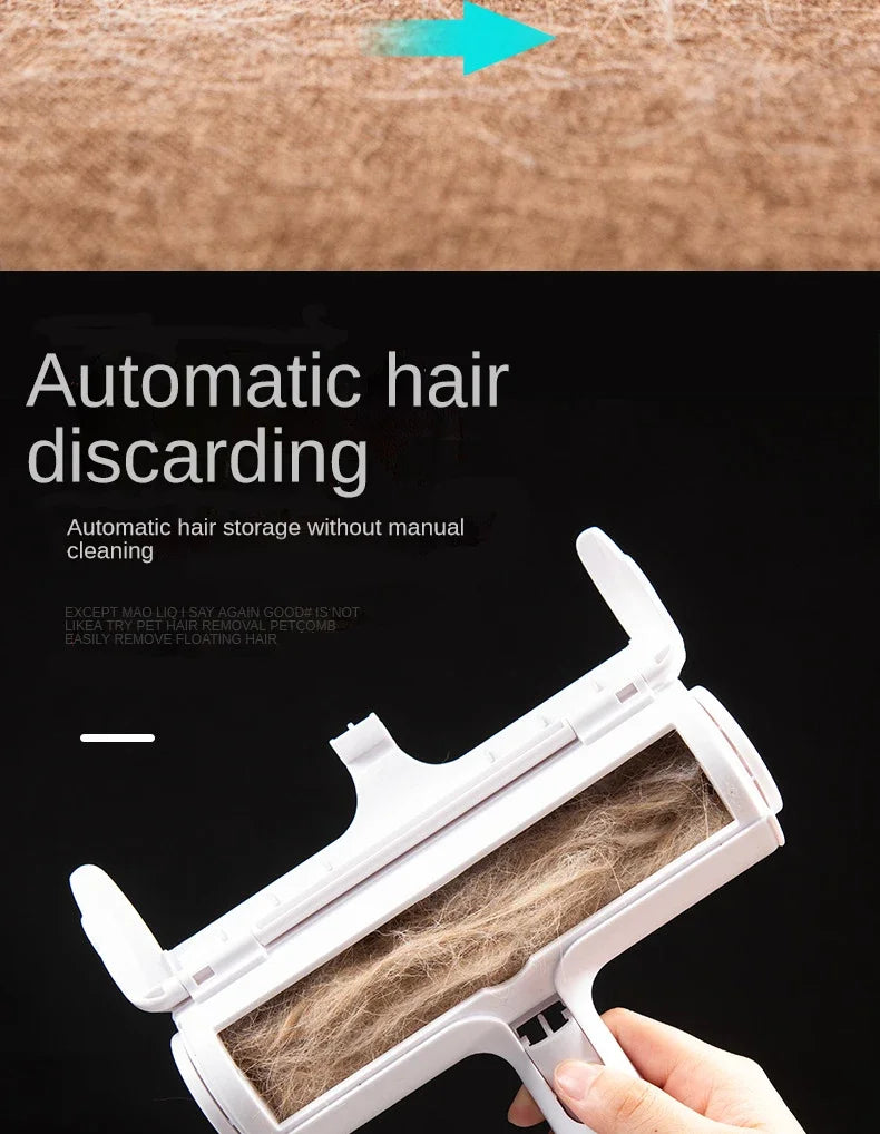 Pet Hair Remover Roller Cleaning Lint Sticky Hair Brush Hair Cleaner Dog Cat Remover Pet Supplies Brush for Sofa Clothe