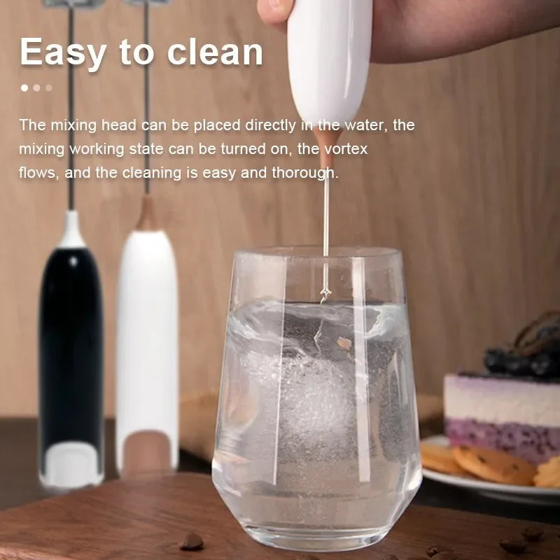 Portable Electric Milk Frother Drink
