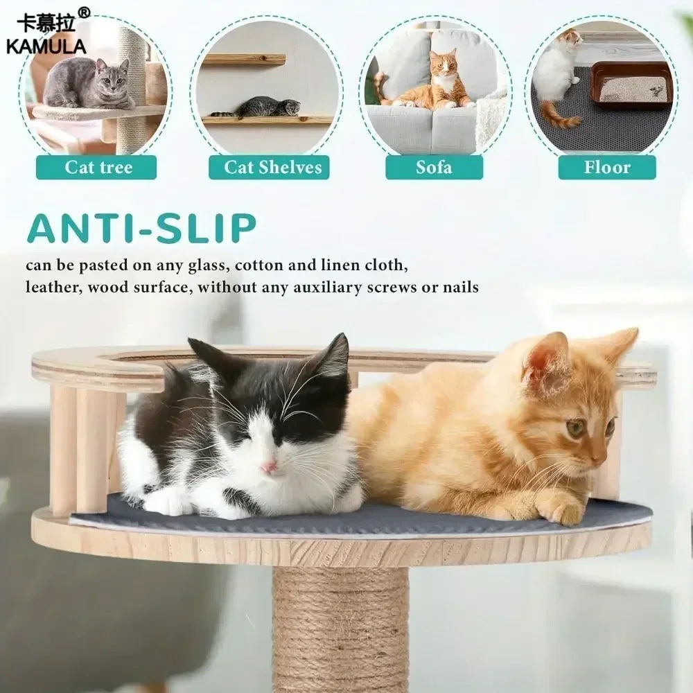 Cat Scratching Mat with Self-Adhesive Trimmable Cat Carpet Cat Scratching Carpet Corner Wall Cat DIY Scratch Furniture Protector