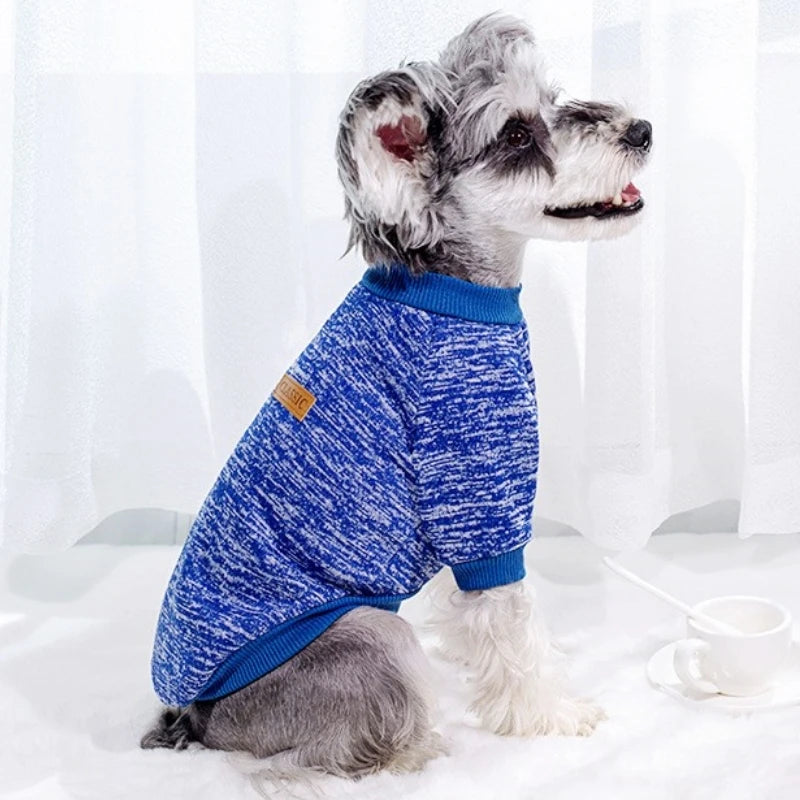 Dog Sweaters for Small Medium Dogs Cats Clothes Winter Warm Pet Turtleneck Chihuahua Vest Soft Yorkie Coat Teddy Jacket Sweaters