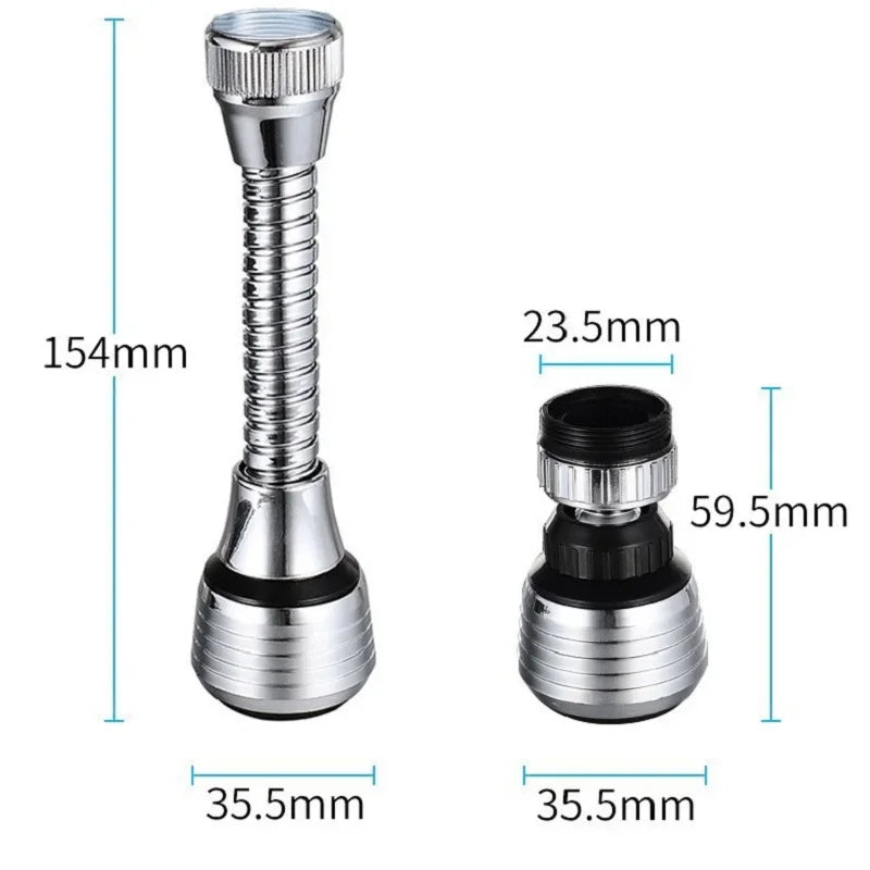 360° Adjustment Kitchen Faucet Extender Dual Mode