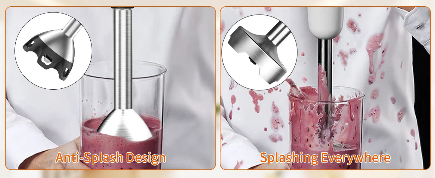 Immersion Blender 5-in-1 Handheld Blender