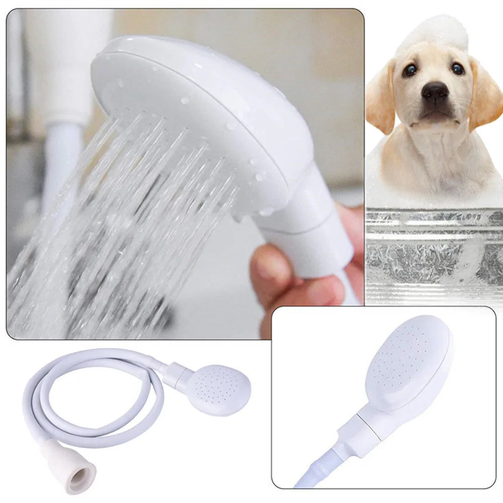 Pet Shower Multifunctional Simple Plug-in PetCleaning and Grooming ToolCat and Dog Bath Quick-Connect Nozzle Cleaning Supplies