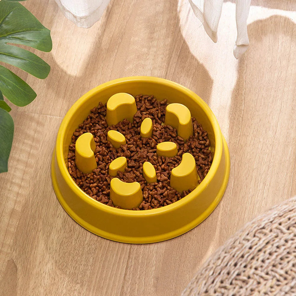 Pet Slow Food Bowl Small Dog Choke-proof Bowl Non-slip Slow Food Feeder Dog Rice Bowl Pet Supplies Available for Cats and Dogs