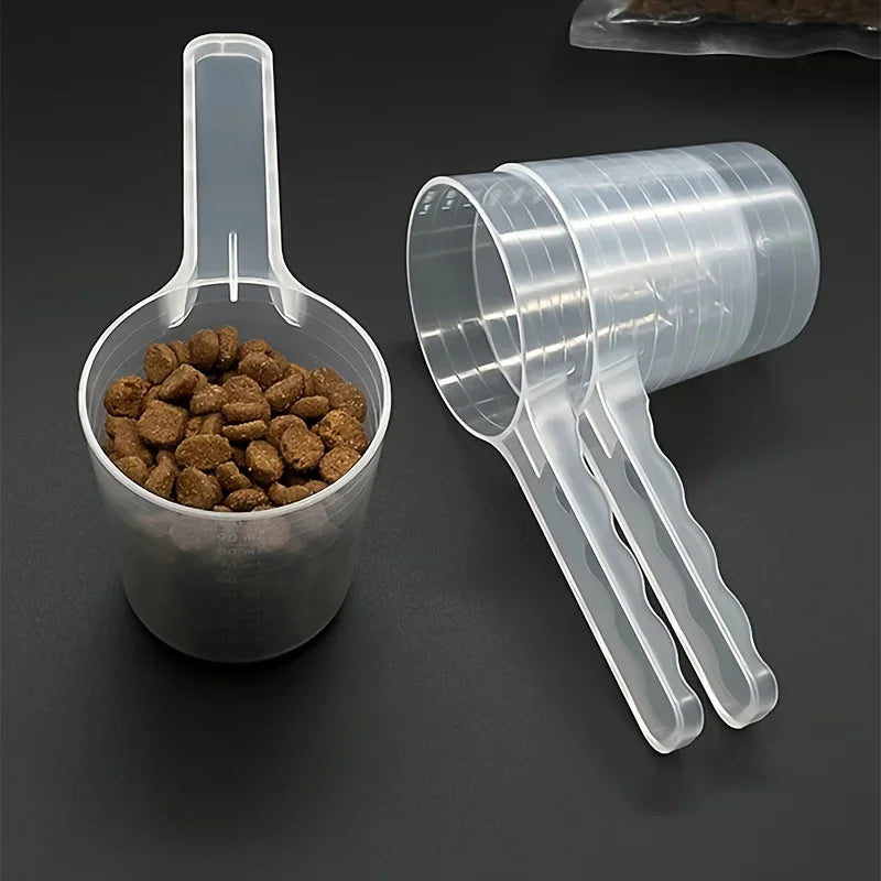 3pcs 100ml Transparent Pet Measuring Spoon With Scale