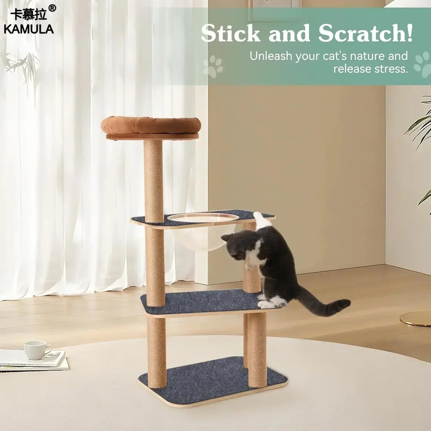Cat Scratching Mat with Self-Adhesive Trimmable Cat Carpet Cat Scratching Carpet Corner Wall Cat DIY Scratch Furniture Protector
