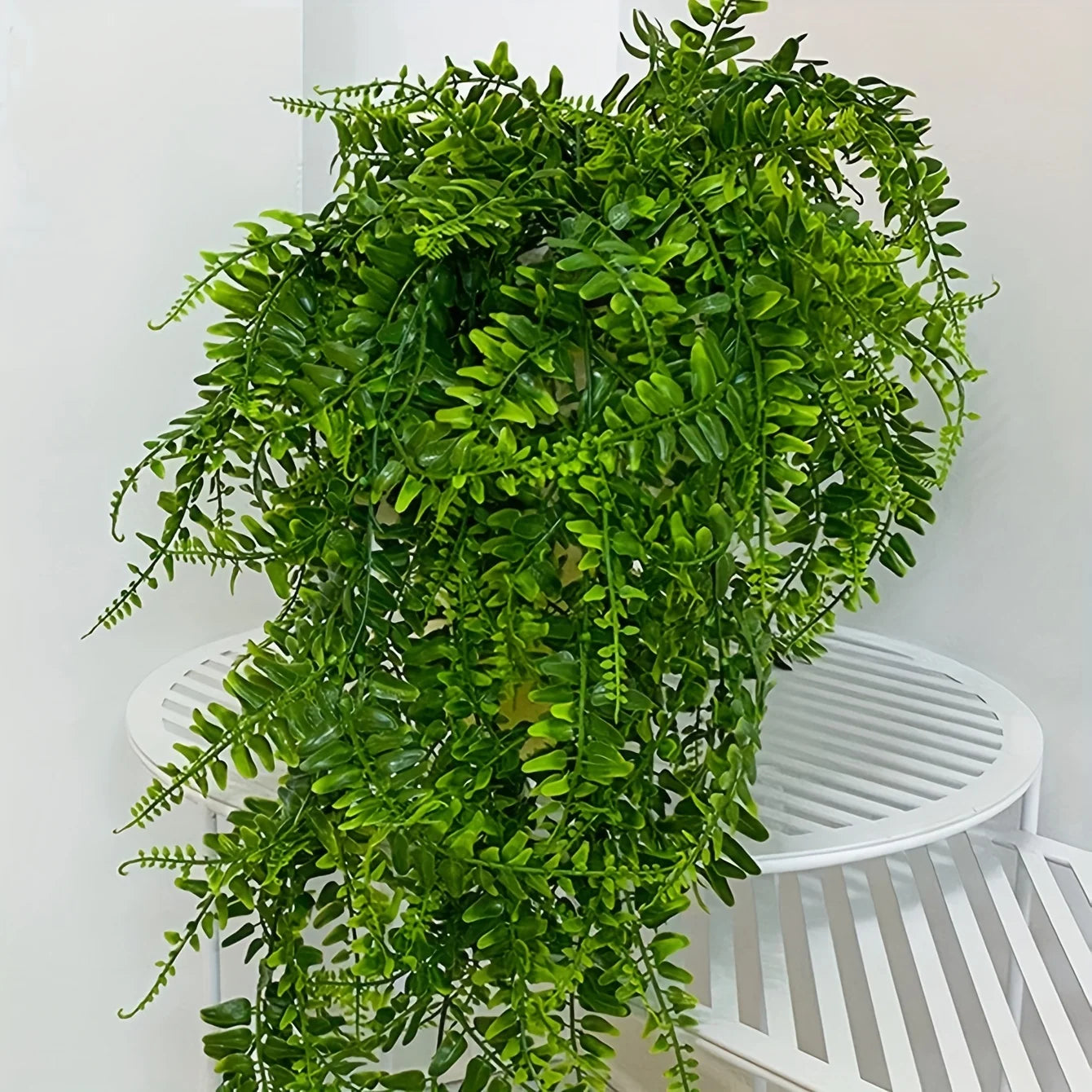 1pc/2pcs 90cm/35.43inch Simulated Wall Hanging Persian Grass Vine Artificial Hanging Fern Plant Vine Hanging Green Plant