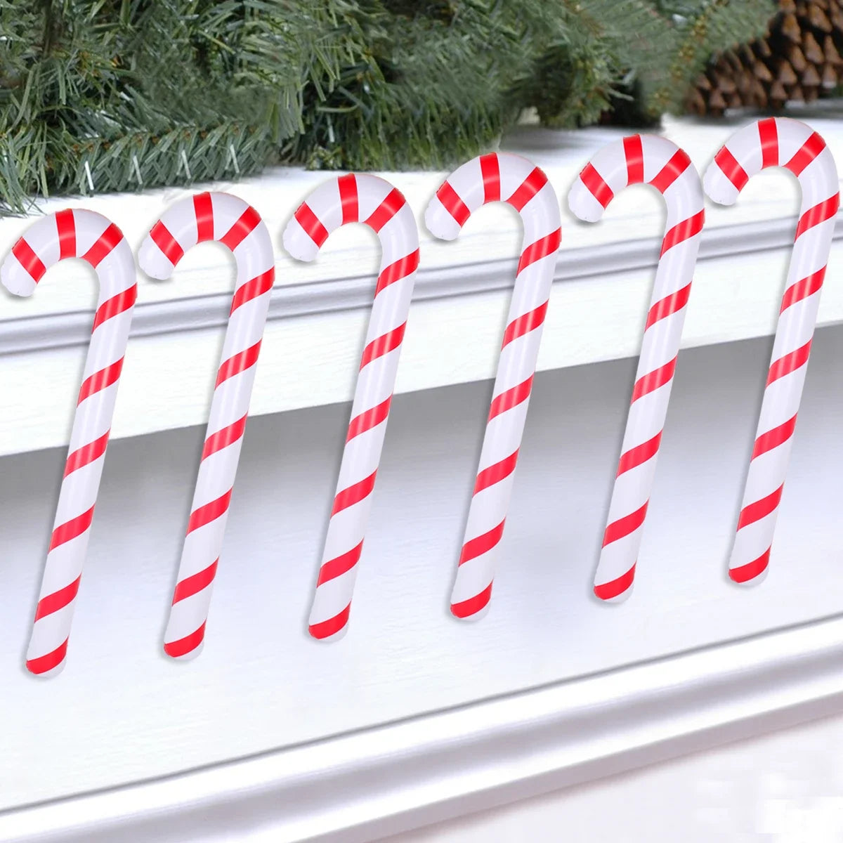 Xmas Inflatable Christmas Candy Cane Stick 2025 Christmas Decoration Xmas Decorations For Home 2024 Xmas Navidad Natal