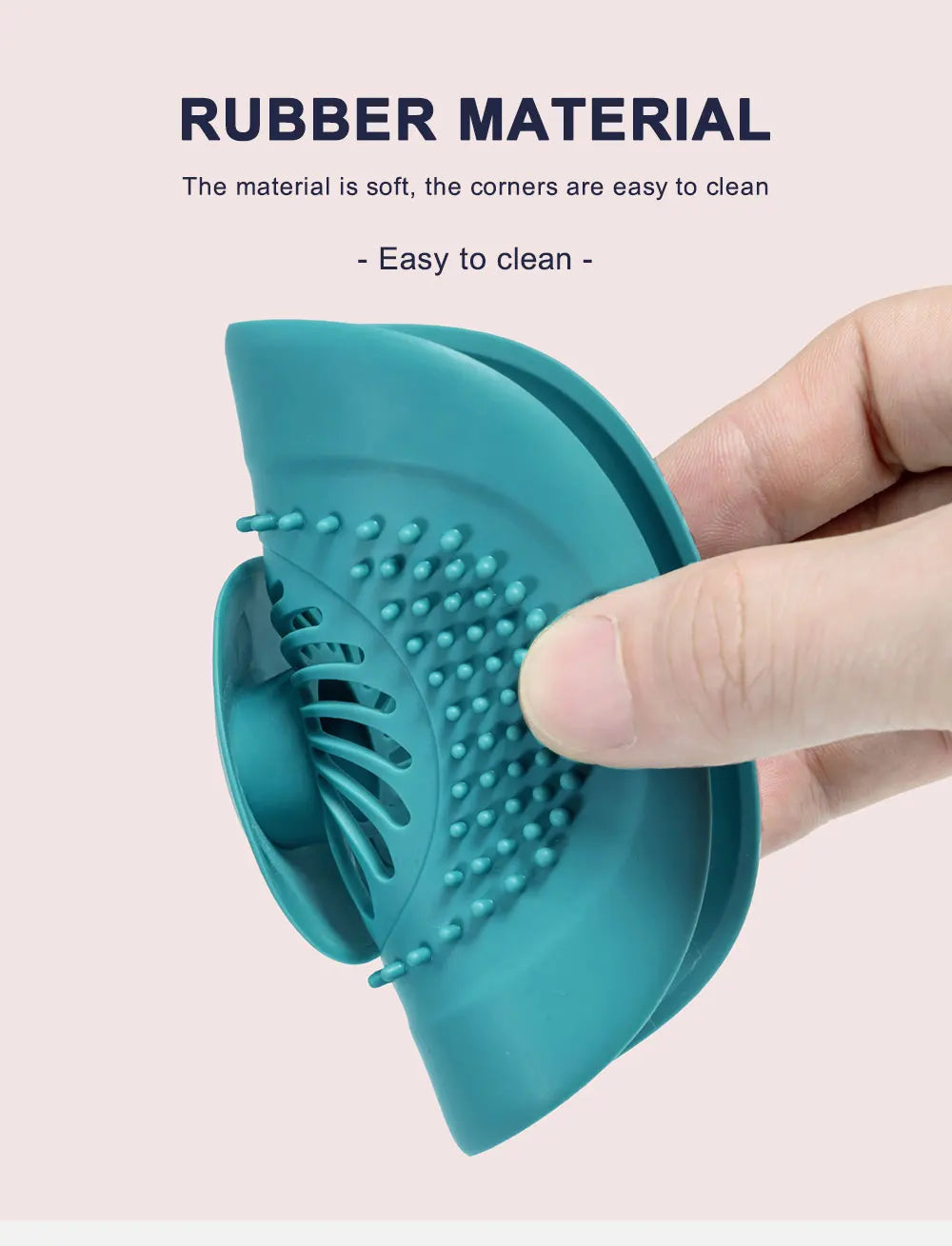 Silicone Kitchen Sink Plug Shower Filter Drain Cover Stopper Sink Strainer Drainer Floor Drain Hair Catcher Bathroom Accessorie