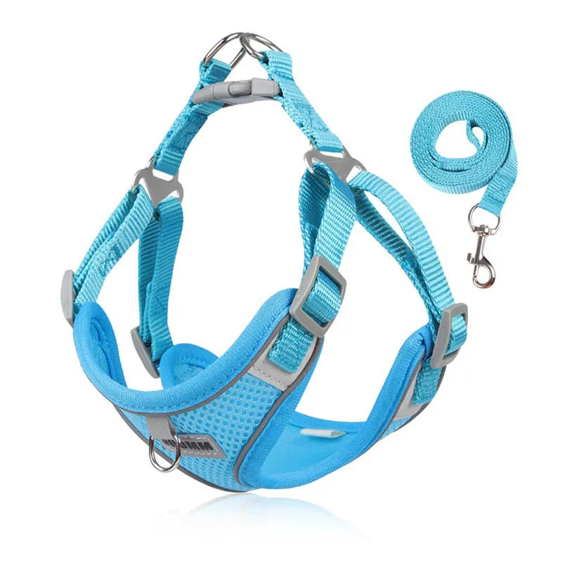 Dog Harness Clothes Vest for Small Medium Dogs Harness Leash Set Puppy Chest Strap Chihuahua Bulldog Walking Straps Pet Supplies