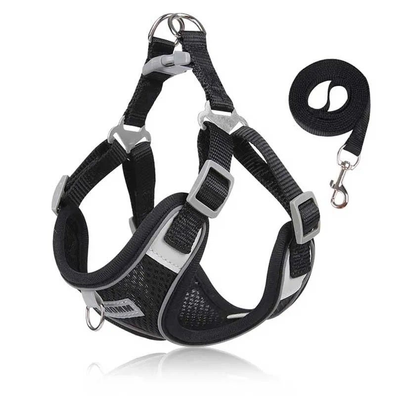 Dog Harness Clothes Vest for Small Medium Dogs Harness Leash Set Puppy Chest Strap Chihuahua Bulldog Walking Straps Pet Supplies