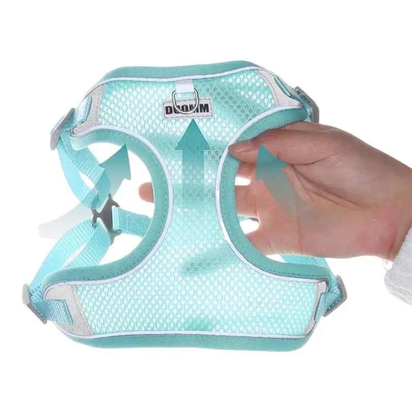 Dog Harness Clothes Vest for Small Medium Dogs Harness Leash Set Puppy Chest Strap Chihuahua Bulldog Walking Straps Pet Supplies