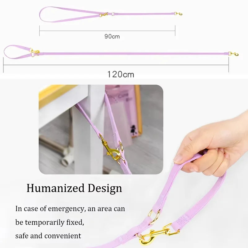Puppy Cat Harness with Leash Waffle Pet Vest Clothes for Small medium Dogs Cats Harness Collar Yorkshire Dog Accessories