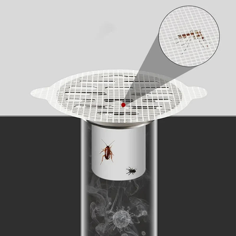 Anti-blocking Filter Screen Disposable Floor Drain Sticker Hair Catcher Drain Stopper Cover Kitchen Bathroom Accessories