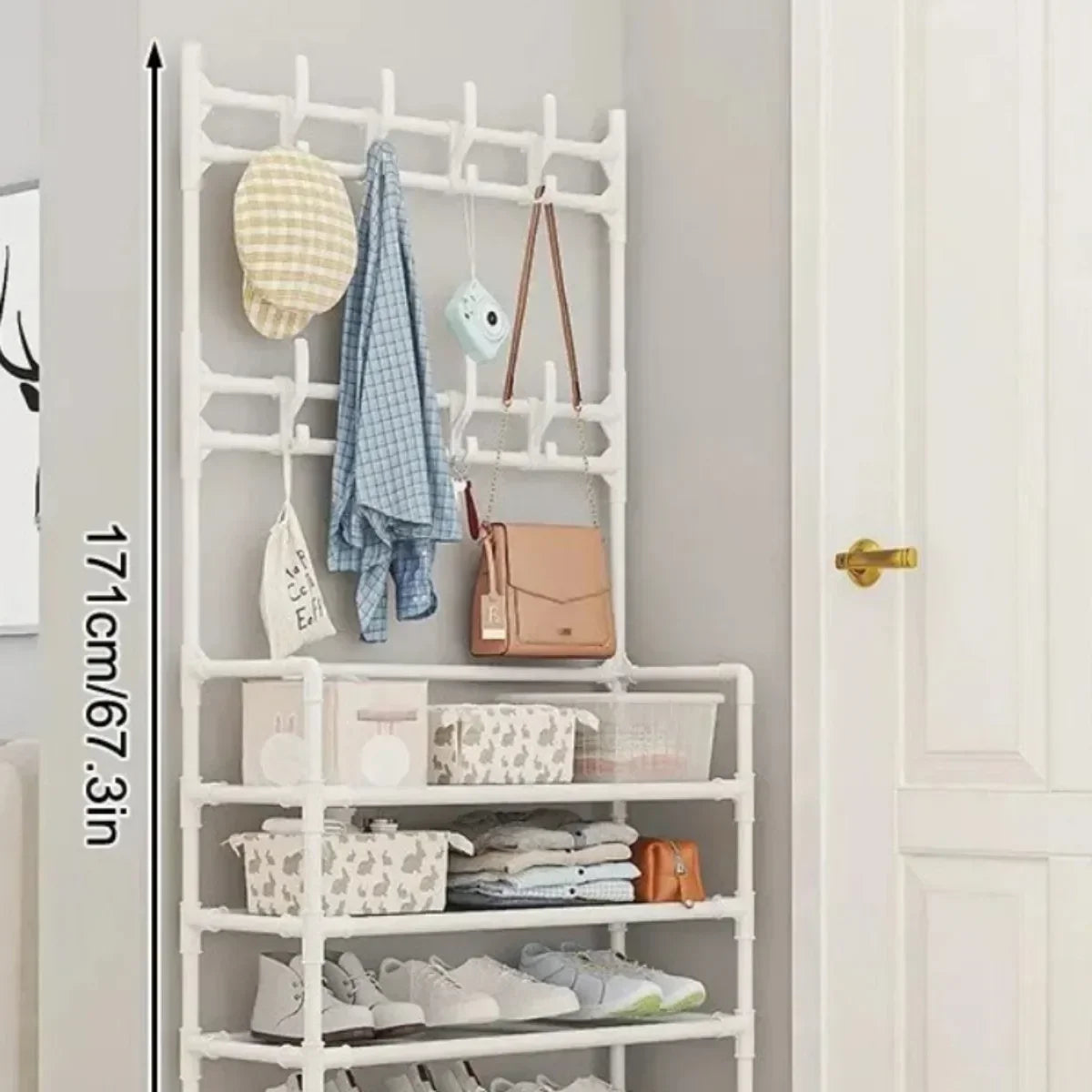 Shoe Multi-ayer Rack DIY Organizer Clothes Storage Load-bearing Organizer Hat Hanger Household Shoes Multifunctional Shoe Rack