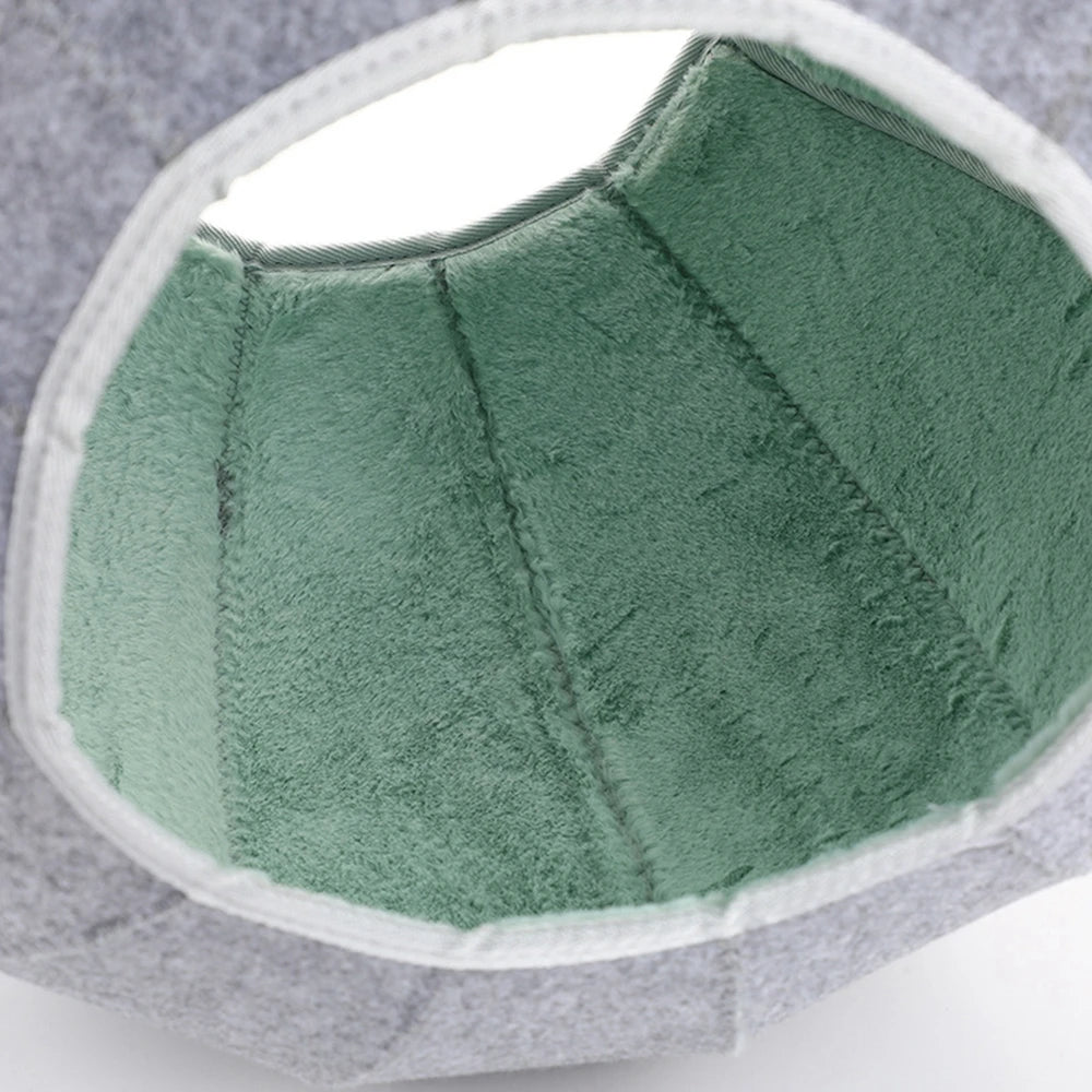 1pcs Pet Spherical Foldable Multiplayability Cat Toy Bed Interactive Cat Tunnel Toy Dual-Use Indoor Toy Cat House Kitten Mat