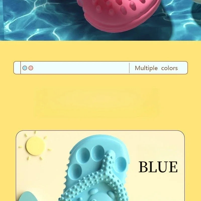 Dog Bite Slippers Toys Pets Biting Cats Dogs Protruding Points Grinding Cleaning Teeth TPR Voice Toys Food Clip Pet Toy Supplies