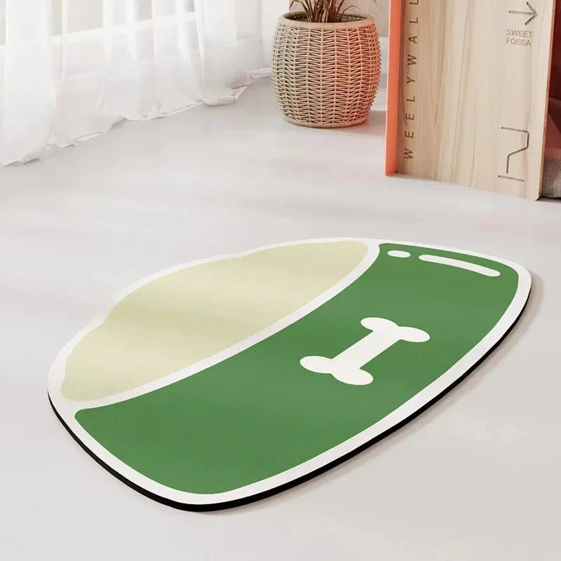 High quality pet cat and dog feeding diatom mud mats feeding splash-proof mats absorbent quick-drying household carpet mats