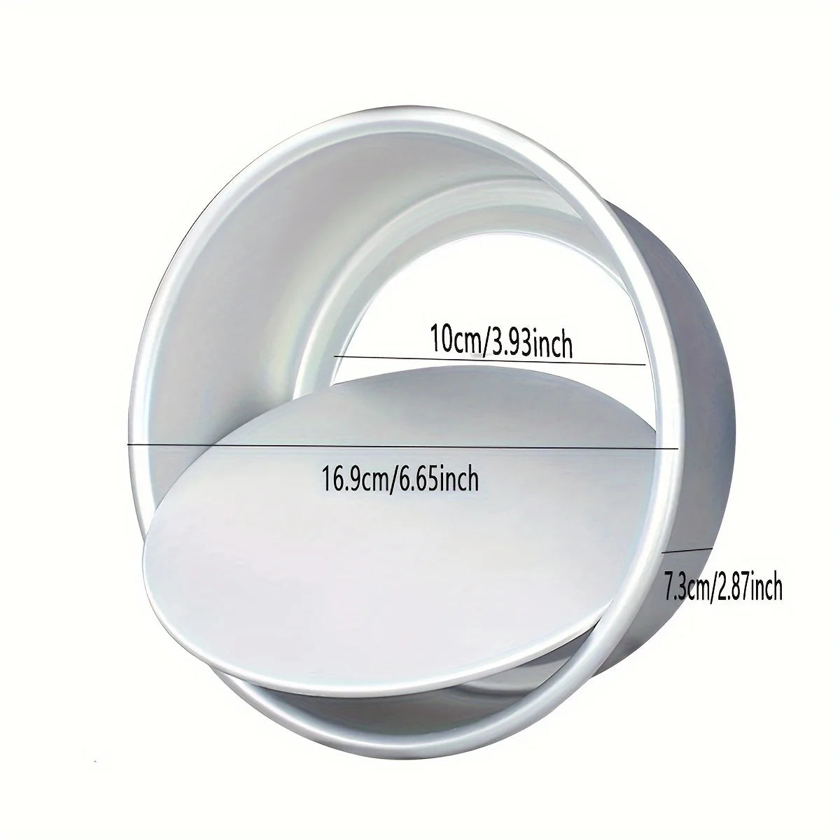 1pc-6 Inch Removable Bottom Cake Pans Round Heart Square Cake Mold Non-Stick Baking Pans