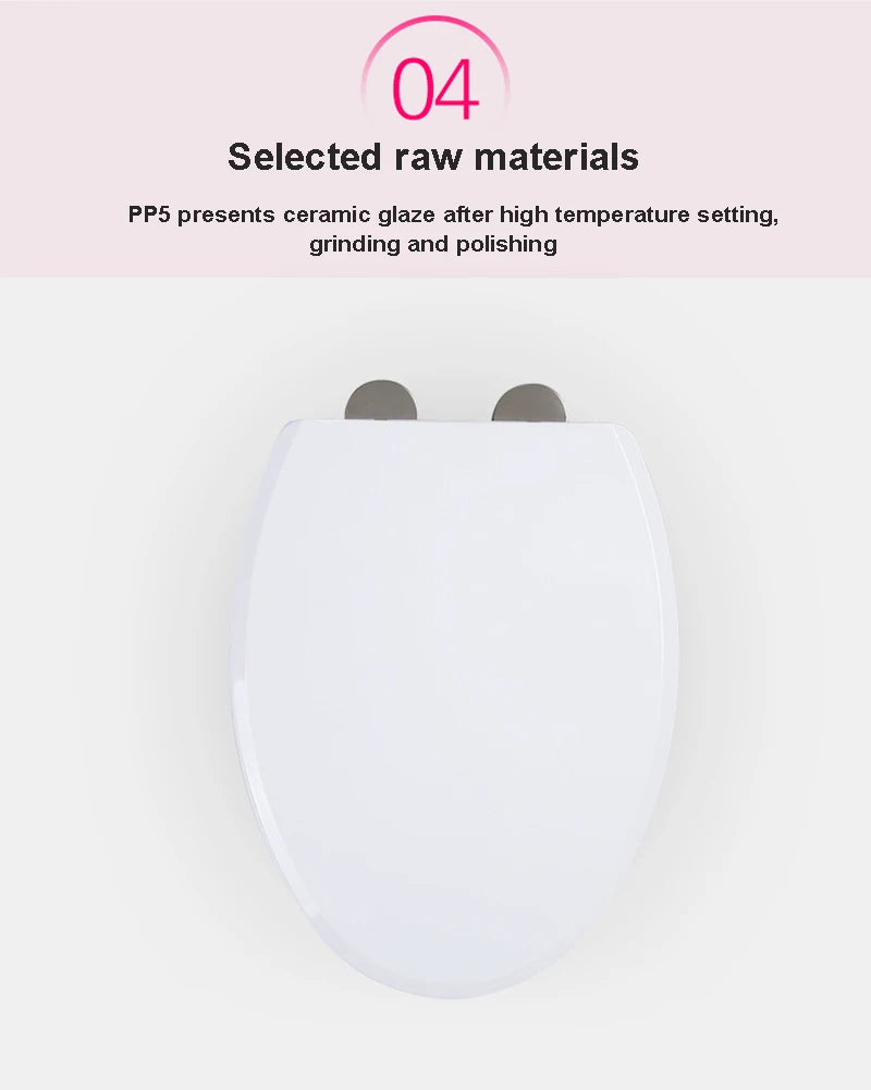 Double Layer Toilet Seat with Built in Potty Training Seat Cover Slow Close Fits Both Adult And Child 변기뚜껑
