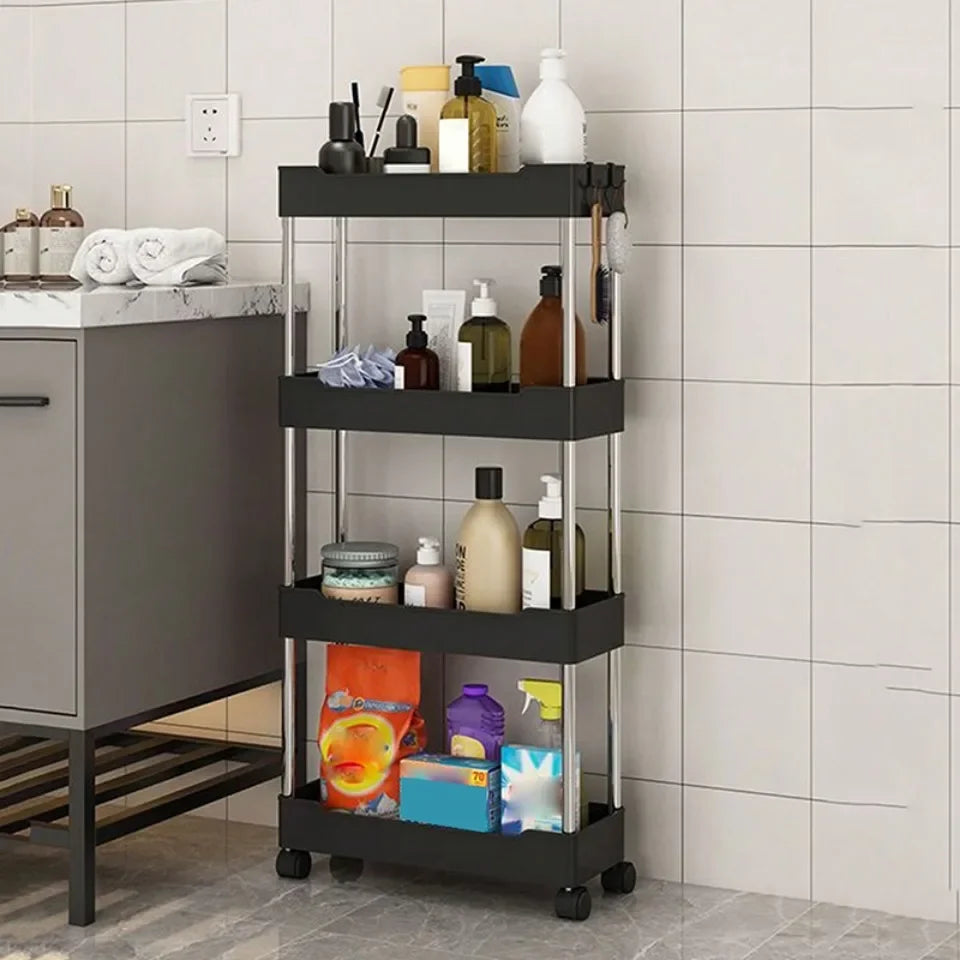 3/4 Tier Rolling Storage Cart