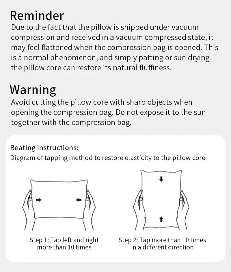 The concave convex design of the human body helps massage the neck, and the fiber massage pillow helps with sleep