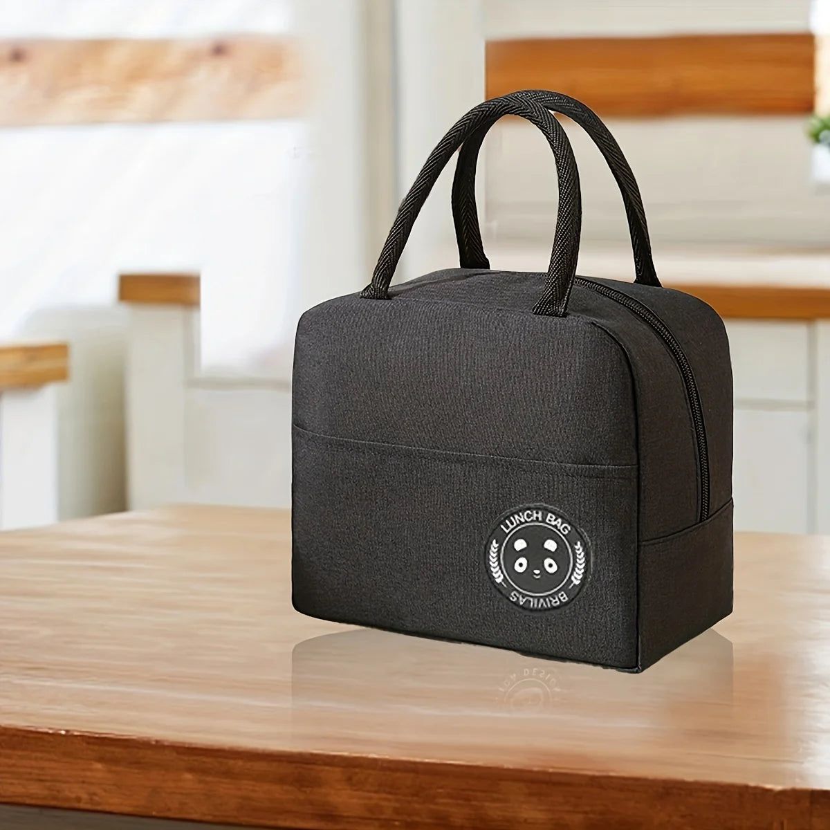 1PC insulated lunch box bag, thickened student portable bento bag