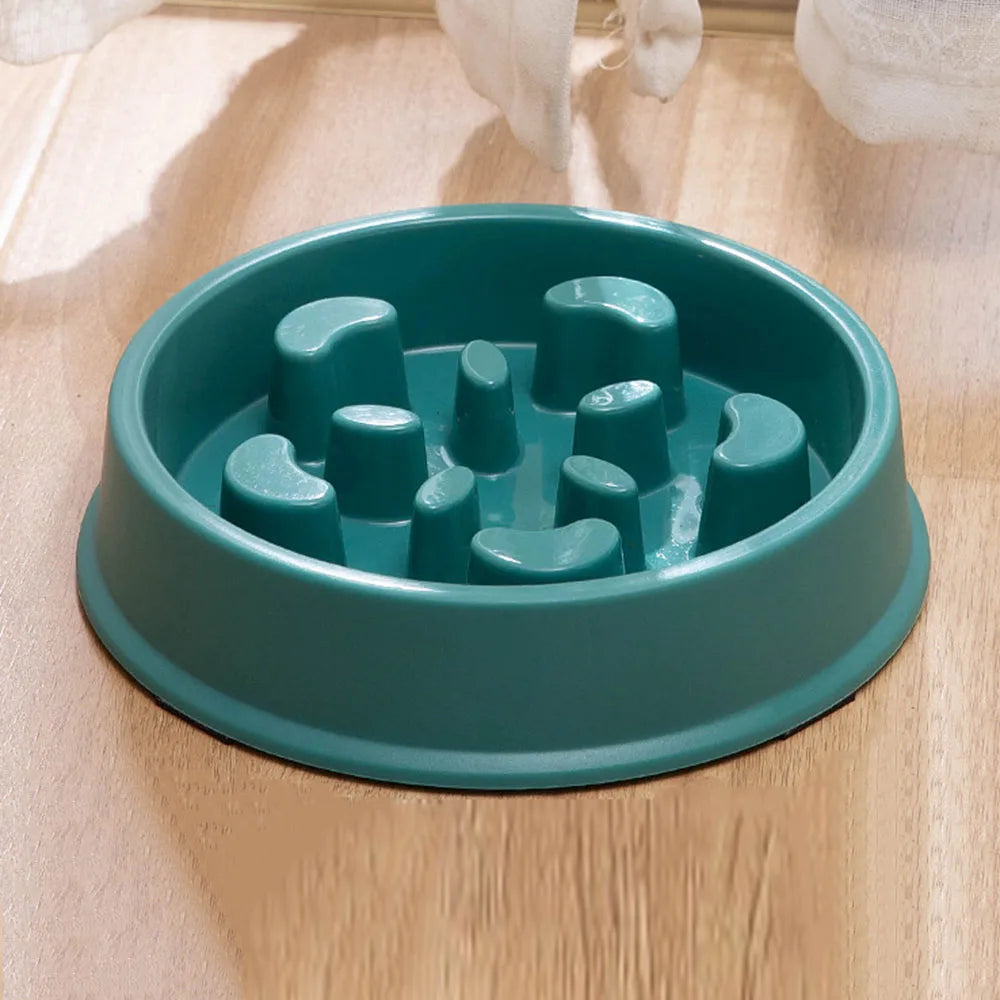 Pet Slow Food Bowl Small Dog Choke-proof Bowl Non-slip Slow Food Feeder Dog Rice Bowl Pet Supplies Available for Cats and Dogs