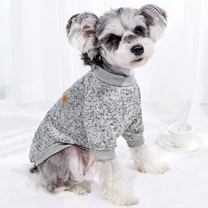 Dog Sweaters for Small Medium Dogs Cats Clothes Winter Warm Pet Turtleneck Chihuahua Vest Soft Yorkie Coat Teddy Jacket Sweaters