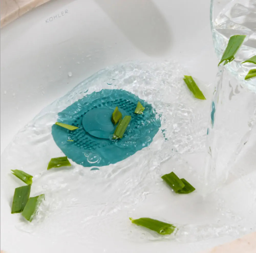 Silicone Kitchen Sink Plug Shower Filter Drain Cover Stopper Sink Strainer Drainer Floor Drain Hair Catcher Bathroom Accessorie