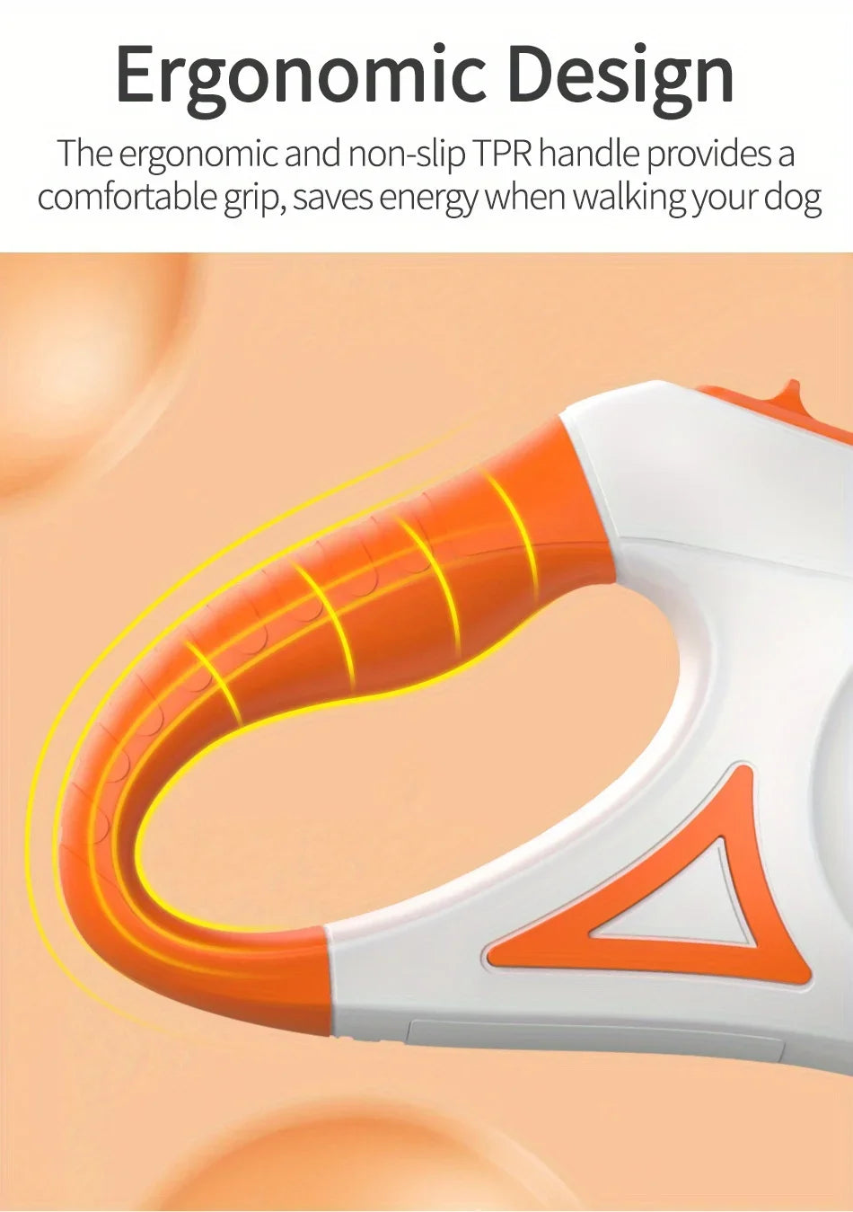 ROJECO 5M/16FT Automatic Retractable Dog Leash With LED Flash Light Outdoor Pet Walking Running Lead