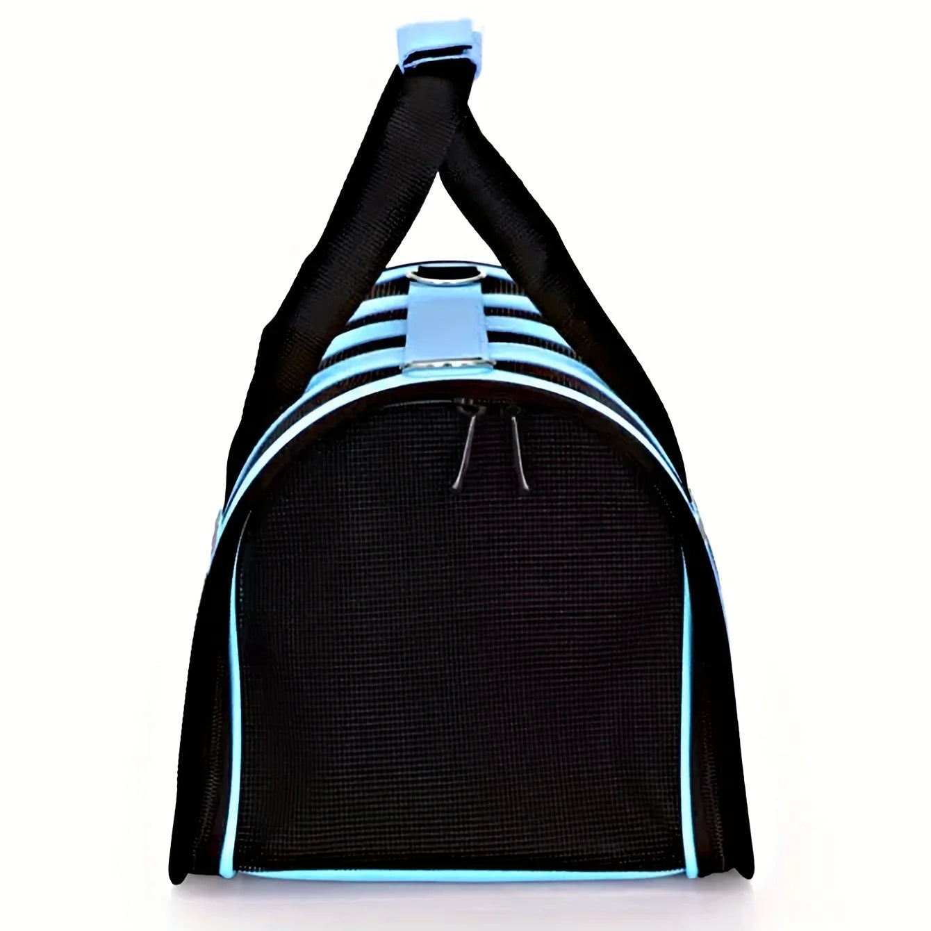 Portable Pet Travel Carrier Bag, Folding Fabric Pet Carrier, Pet Cage With Locking Safety Zippers, Airline Approved