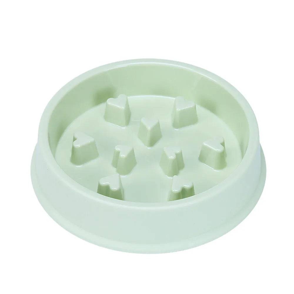 Pet Slow Food Bowl Small Dog Choke-proof Bowl Non-slip Slow Food Feeder Dog Rice Bowl Pet Supplies Available for Cats and Dogs