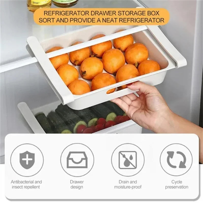 Egg Storage Box Refrigerator Organizer Food Containers Egg Fresh-keeping Case Holder Tray Dispenser Kitchen Storage Boxes