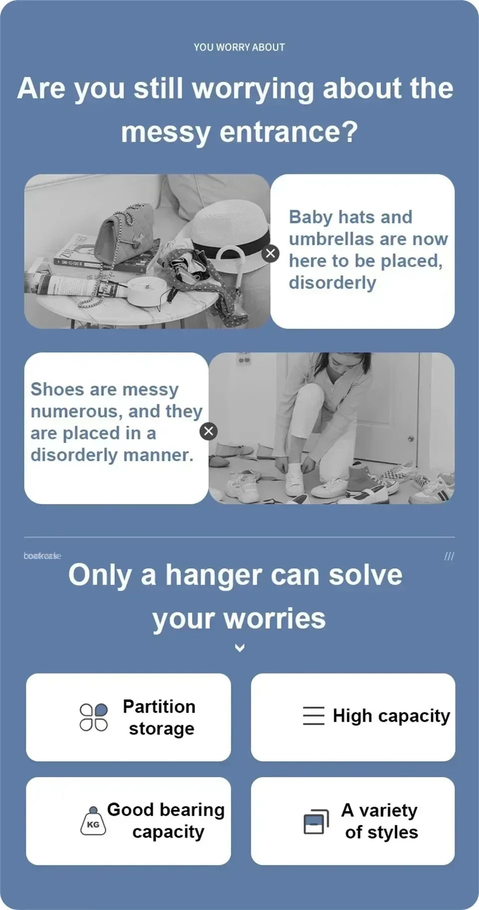 Shoe Multi-ayer Rack DIY Organizer Clothes Storage Load-bearing Organizer Hat Hanger Household Shoes Multifunctional Shoe Rack