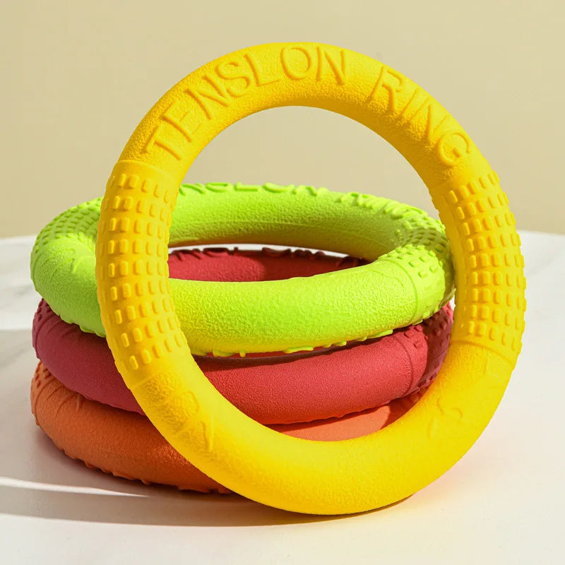 TPR Pet Dog Toys Interactive Pet Toys for Small Large Dogs Funny Puppy Flying Disk Toy Bite-resistant Dog Training Toys