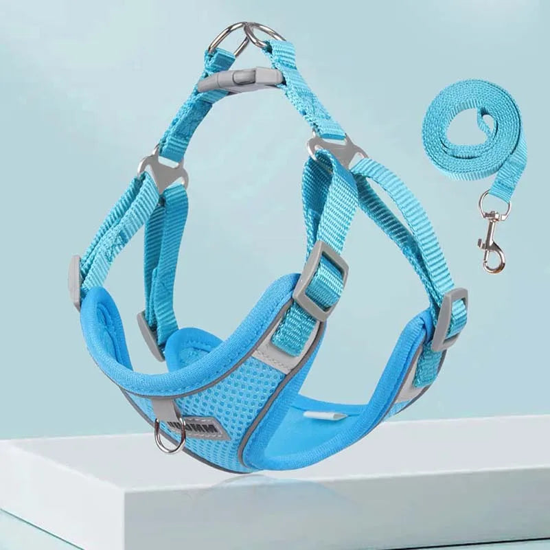 Dog Harness Clothes Vest for Small Medium Dogs Harness Leash Set Puppy Chest Strap Chihuahua Bulldog Walking Straps Pet Supplies
