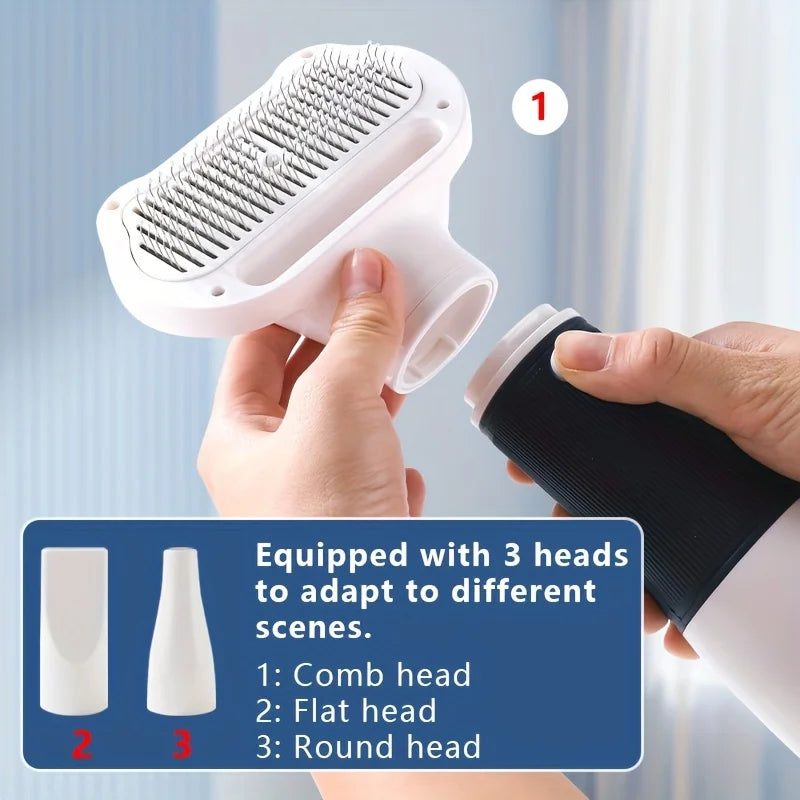 Quiet Pet Grooming Dryer With Comb Brush For Grooming Dogs Cats And Kittens-Fast Drying And Gentle On Fur