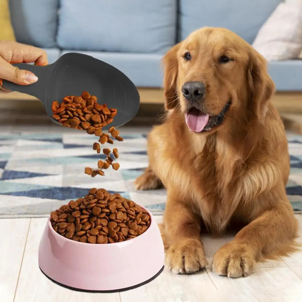 Pet Food Spoon Accurate Measurements 1 Cup 1/2 Cup 1/4 Cup Food Measuring Tool Space Saving Design Pet Spoon For Dogs Cats