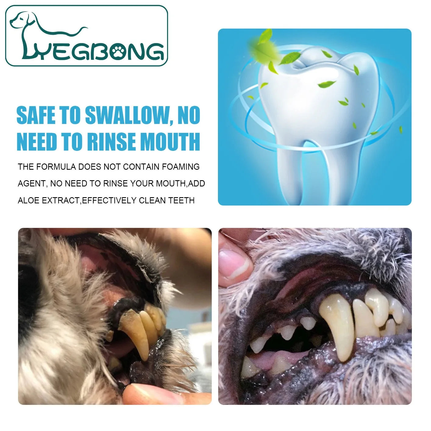 Pet Toothpaste Cat Dog Fresh Breath Toothpaste Non-harmful Maintenance Teeth Care Device Portable Dog Cleaning Tools Toothpaste