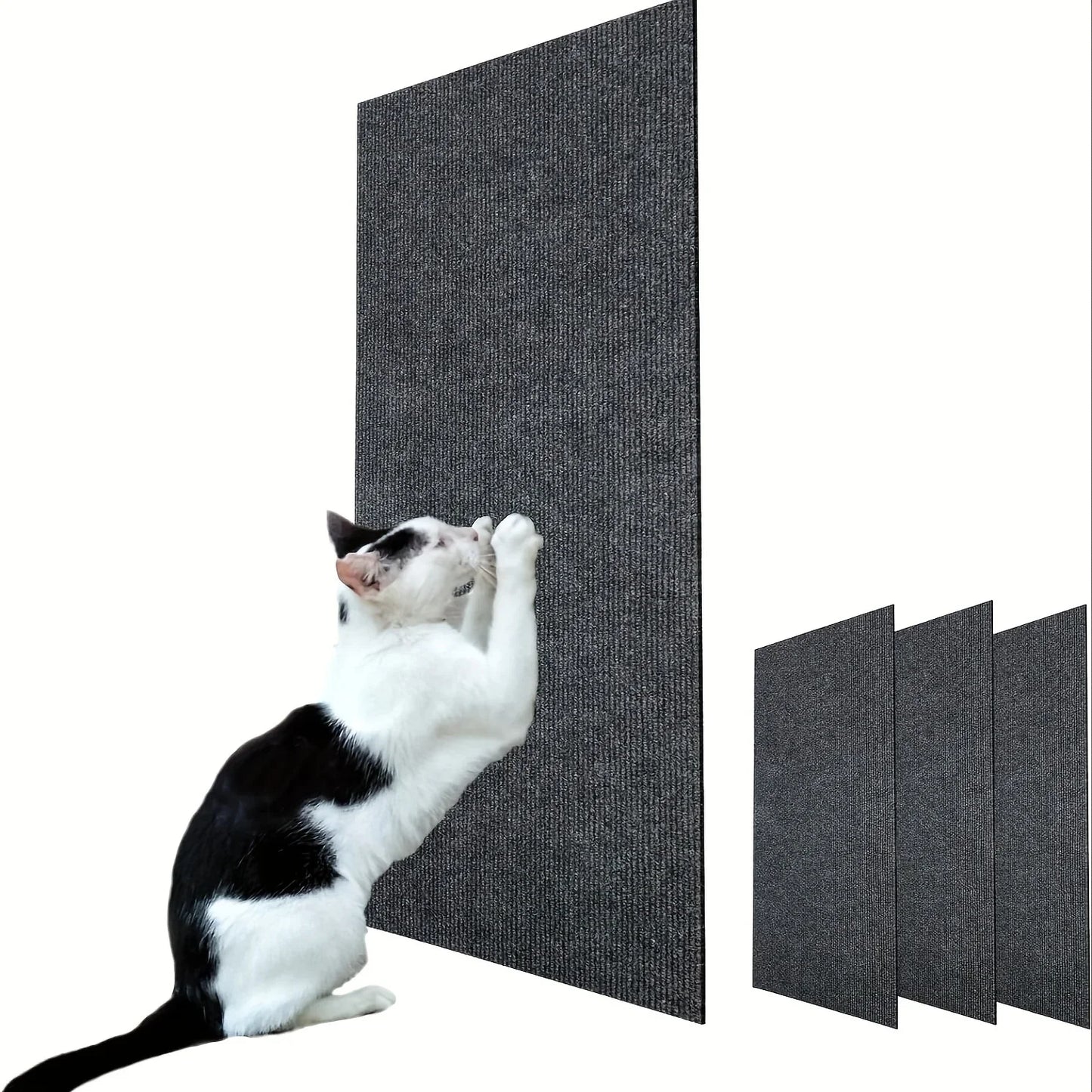 Cat Scratch Mats Self-Adhesive Replacement Cat Scratching Mats Cat Wall Furniture Protector Wear Resistant Mat