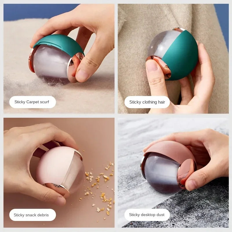 Portable Hair Removal Ball Pet Clothes Fluff Remov Roller Reusable Manual Fluff Remover Clothes Lint Remov Roller Cleaning Tools