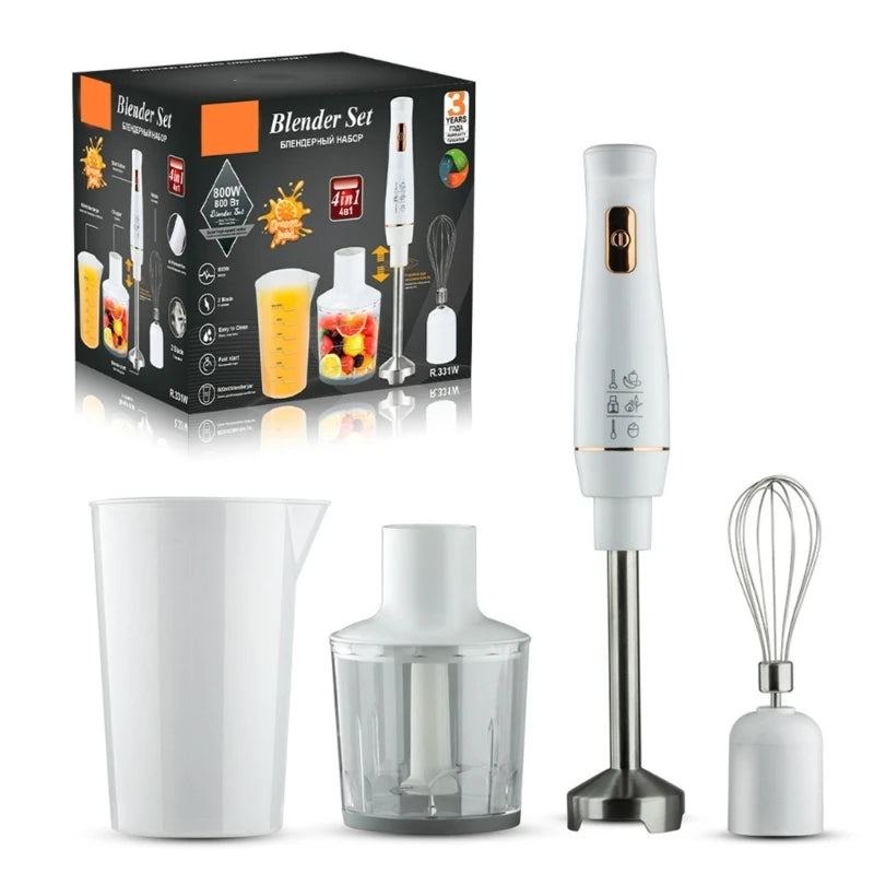 Stainless Steel 800W Immersion Hand Stick Blender