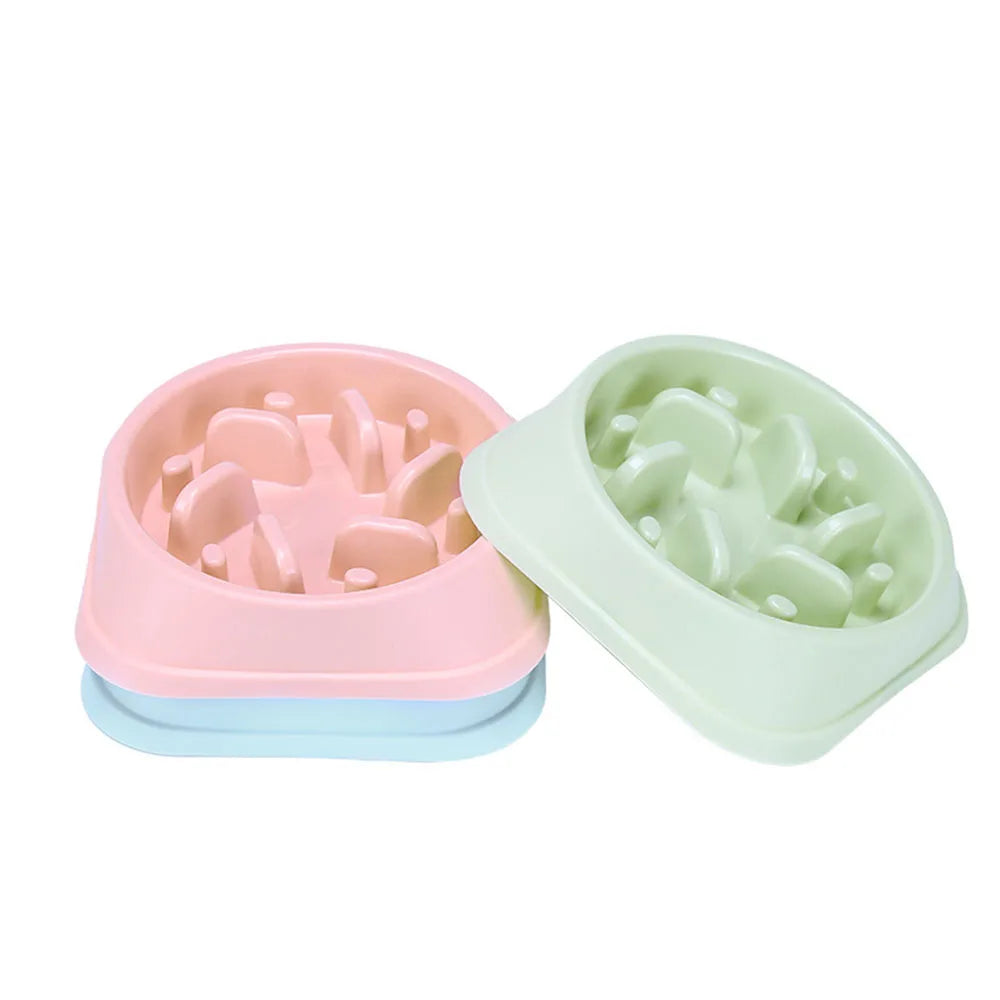 Pet Slow Food Bowl Small Dog Choke-proof Bowl Non-slip Slow Food Feeder Dog Rice Bowl Pet Supplies Available for Cats and Dogs
