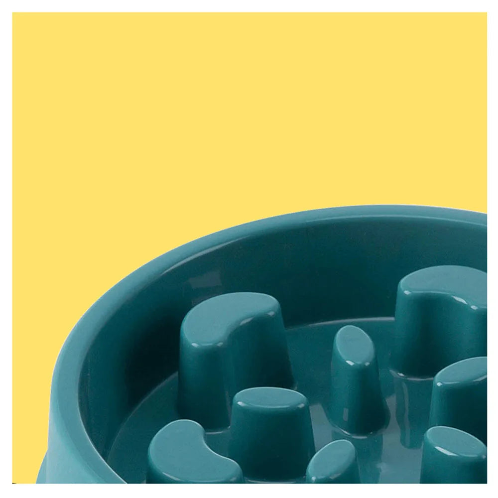 Pet Slow Food Bowl Small Dog Choke-proof Bowl Non-slip Slow Food Feeder Dog Rice Bowl Pet Supplies Available for Cats and Dogs