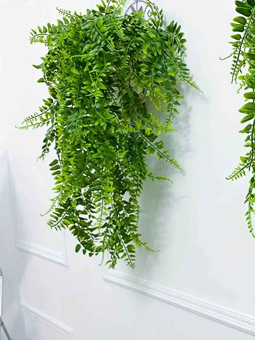 1pc/2pcs 90cm/35.43inch Simulated Wall Hanging Persian Grass Vine Artificial Hanging Fern Plant Vine Hanging Green Plant