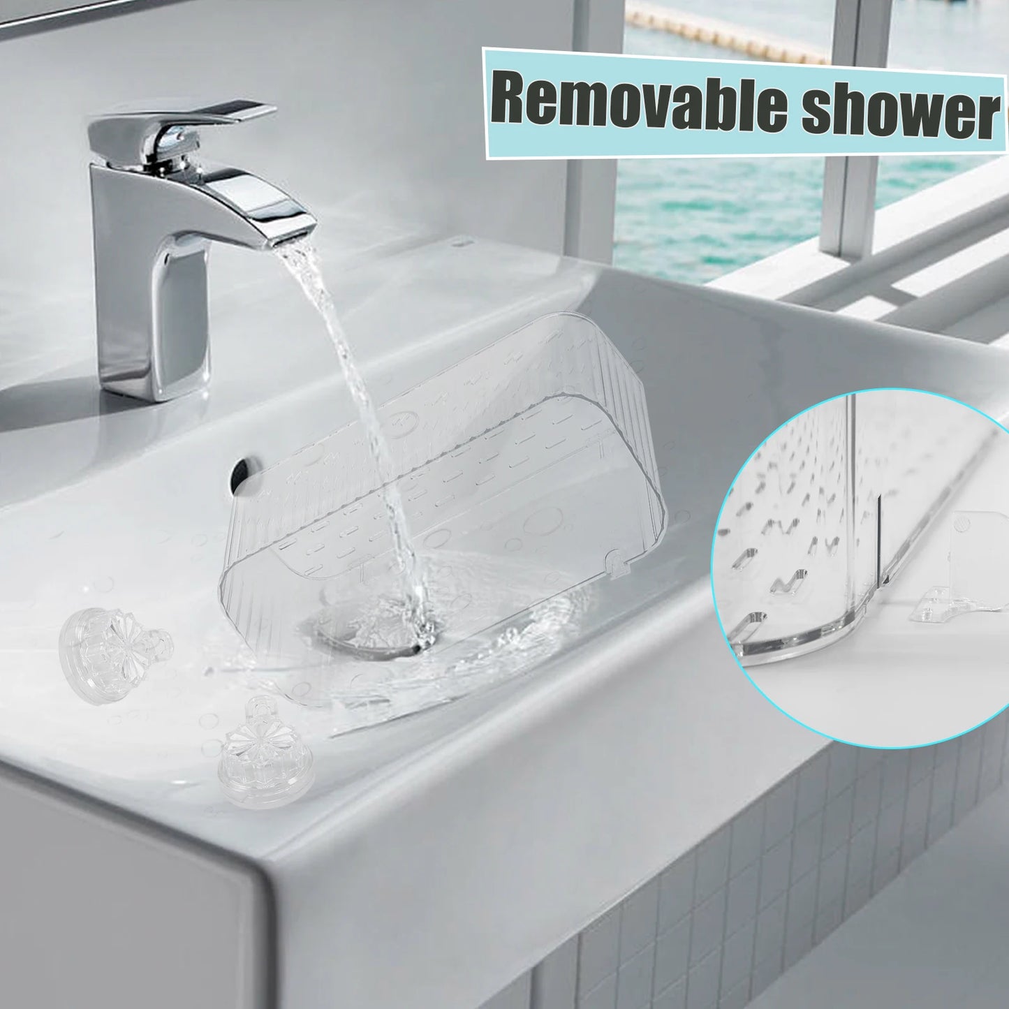 Bathroom Suction Cups Shower Shelves Wall Mounted Storage Rack Draining Basket Holder Punch-Free Organizer Bathroom Accessories